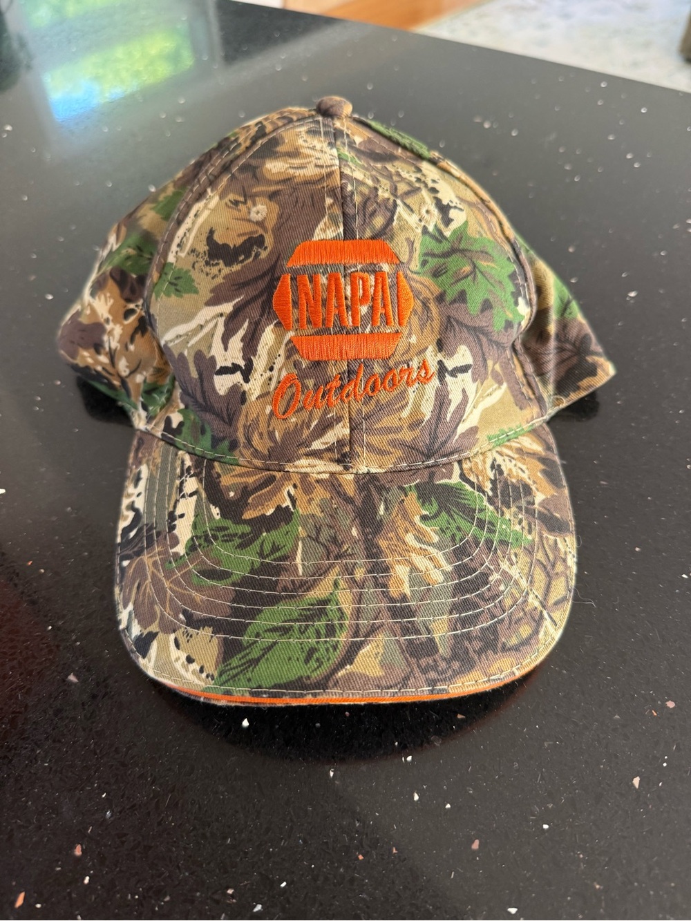 NAPA Outdoors Camo Baseball Cap - Green/Brown Camouflage